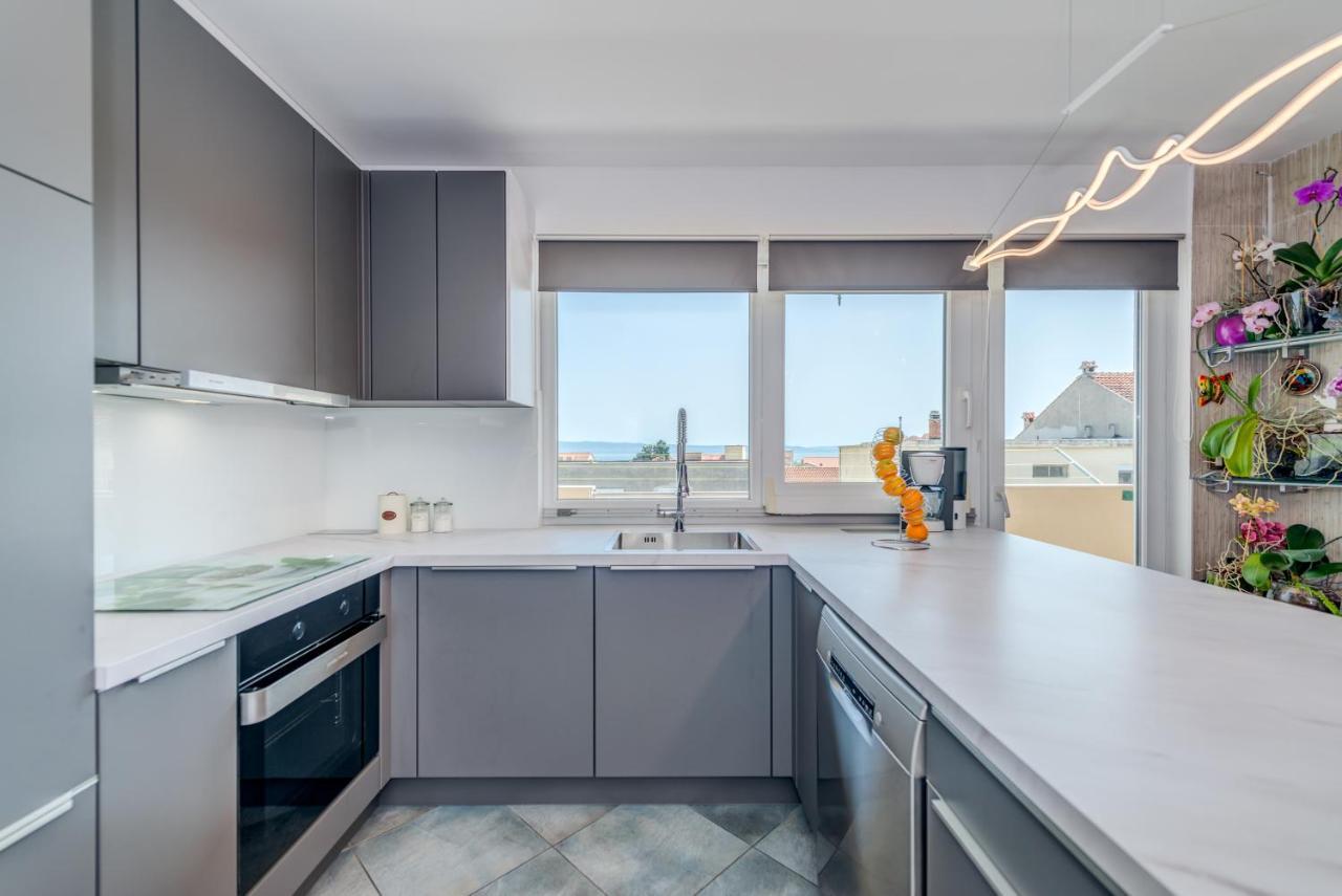 Summer Orchid - Spacious Duplex By The Beach & Ps5 Stobreč Exterior foto